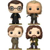 Funko Pop! Harry Potter - James, Peter, Remus & Sirius (Marauder's Map) - Bundle (Set of 4)