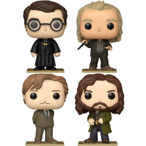 Funko Pop! Harry Potter - James, Peter, Remus & Sirius (Marauder's Map) - Bundle (Set of 4)