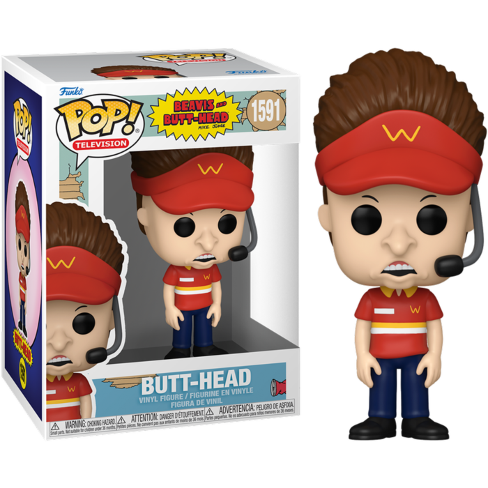 Funko Pop! Beavis and Butt-Head - Butt-Head (Burger World Uniform) #1591