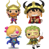 Funko Pop! One Piece - Sanji, Usopp, Zoro & Luffy - Bundle (Set of 4)