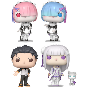 Funko Pop! Re:ZERO - Starting Life in Another World - Bundle (Set of 4)