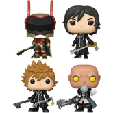 Funko Pop! Kingdom Hearts - Take Up Your Keyblade - Bundle (Set of 4)
