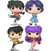 Funko Pop! Ranma 1/2 - Ranma One-Half - Bundle (Set of 4) - Chase Chance