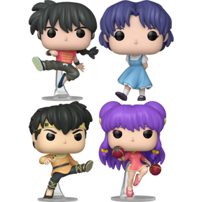 Funko Pop! Ranma 1/2 - Ranma One-Half - Bundle (Set of 4) - Chase Chance