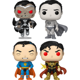 Funko Pop! DC: Shield Through the Ages - Superman - Bundle (Set of 4)