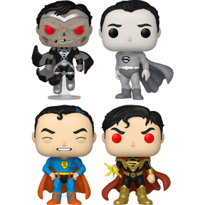 Funko Pop! DC: Shield Through the Ages - Superman - Bundle (Set of 4)
