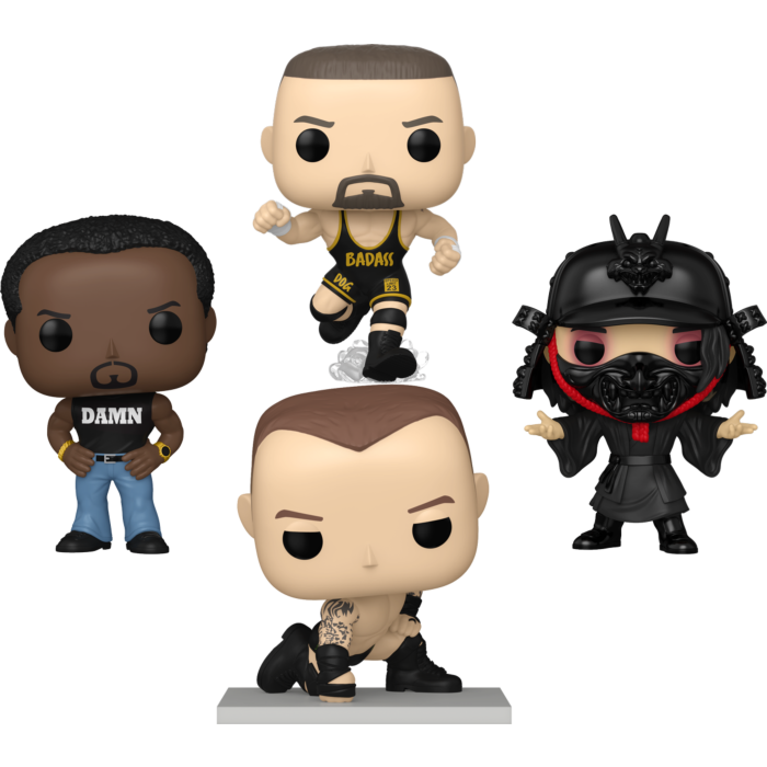Funko Pop! WWE - Bron, Randy, Ron & Shinsuke - Bundle (Set of 4)