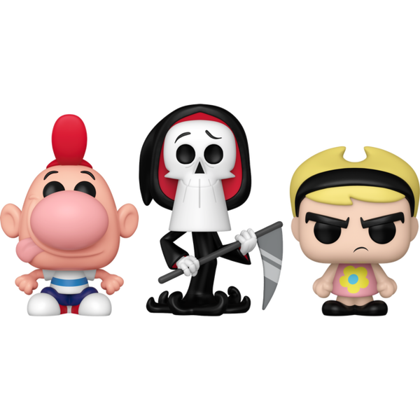 Funko Pop! Grim Adventures of Billy & Mandy - Meet the Reaper - Bundle