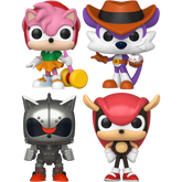 Funko Pop! Sonic the Hedgehog - Amy, Fang, Mecha Sonic & Mighty - Bundle (Set of 4)
