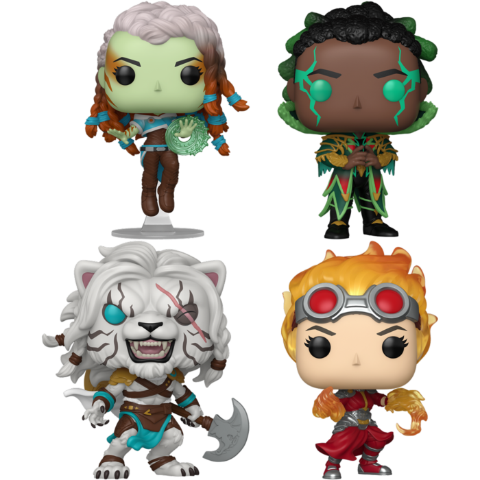 Funko Pop! Magic: The Gathering - Tam, Dellian, Ajani & Chandra - Bundle (Set of 4)