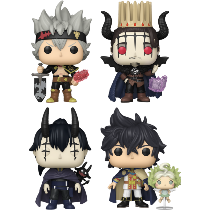 Funko Pop! Black Clover - Asta, Dante, Nacht & Yuno - Bundle (Set of 4)