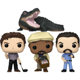 Funko Pop! Happy Gilmore - Alligator, Chubbs, Hal L & Shooter McGavin - Bundle (Set of 4) - Real Pop Mania