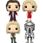 Funko Pop! Battlestar Galactica (2004) - Cyclon, Gaius Baltar, Kara Thrace & Six - Bundle (Set of 4)