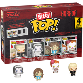 Funko Bitty Pop! Warner Bros. Horror - Vampire David, La Llorona, Regan & Pennywise - Figure 4-Pack
