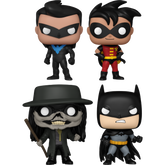 Funko Pop! The New Batman Adventures - Batman, Nightwing, Robin & Scarecrow - Bundle (Set of 4)