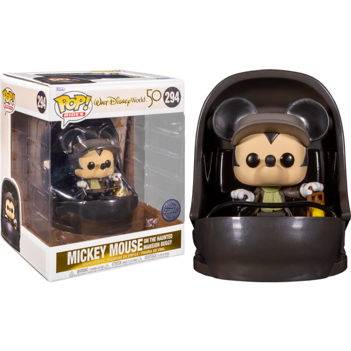 Funko Pop! Rides - Walt Disney World: 50th Anniversary - Mickey Mouse on the Haunted Mansion #294 [Restricted Shipping / Check Description]