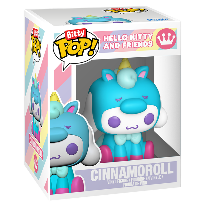 Funko Bitty Pop! Hello Kitty and Friends - Cinnamoroll with Keychain Case Accessory
