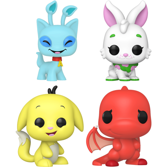 Funko Pop! Neopets - Aisha, Cybunny, Kacheek & Shoyru - Bundle (Set of 4)