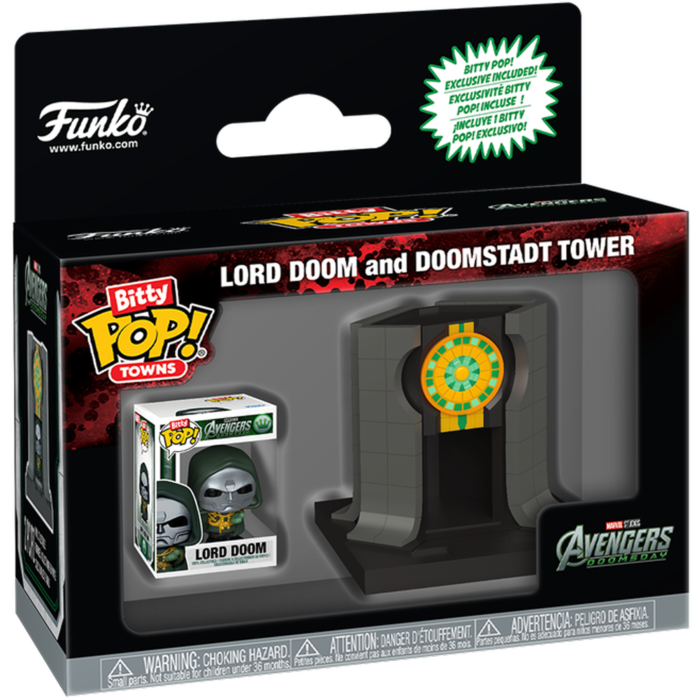 Funko Bitty Pop! Tower - Avengers: Doomsday - Lord Doom and Doomstadt