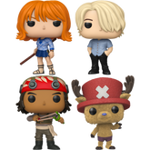 Funko Pop! One Piece (2023) - Nami, Sanji, Usopp & Chopper - Bundle (Set of 4)