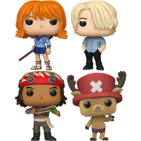 Funko Pop! One Piece (2023) - Nami, Sanji, Usopp & Chopper - Bundle (Set of 4)