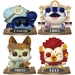 Funko Pop! Zodiac - Cancer, Leo, Libra & Virgo - Bundle (Set of 4) - Real Pop Mania