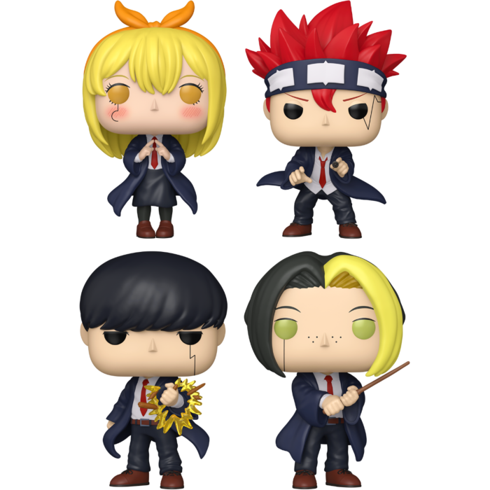 Funko Pop! Mashle: Magic & Muscles - Dot, Finn, Lemon & Mash - Bundle (Set of 4)