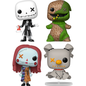 Funko Pop! The Nightmare Before Christmas - Patchwork - Bundle (Set of 4)