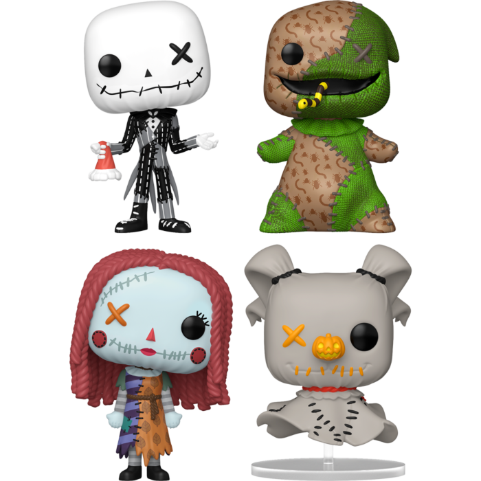 Funko Pop! The Nightmare Before Christmas - Patchwork - Bundle (Set of 4)