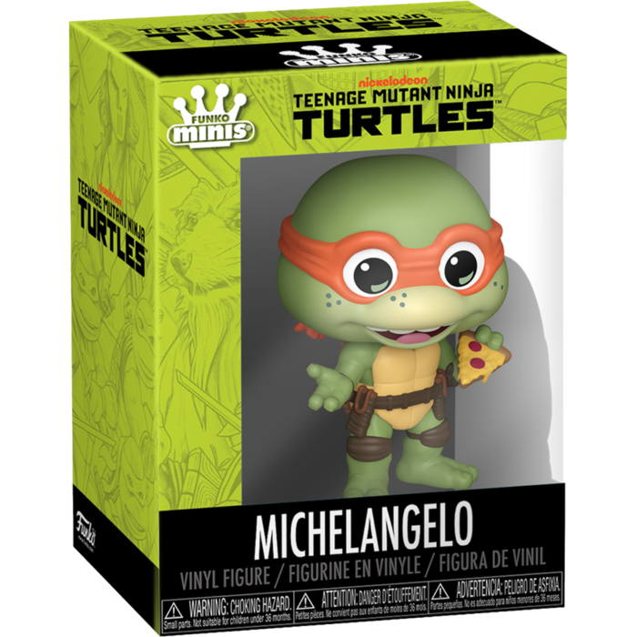 Funko - Teenage Mutant Ninja Turtles II: The Secret of the Ooze (1991) - Funko Minis 3"  (Display of 12) - Real Pop Mania