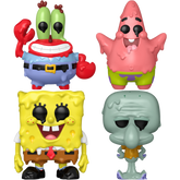 Funko Pop! SpongeBob SquarePants - Mr. Krabs, Patrick, SpongeBob & Squidward (Melting) - Bundle (Set of 4)