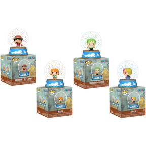 Funko Mini Pop! Snow Globes - One Piece - (Display of 12) - Real Pop Mania