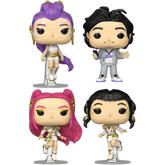 Funko Pop! K-Pop Demon Hunters - Bobby, Rumi, Mira & Zoey Bundle (Set of 4) - Real Pop Mania