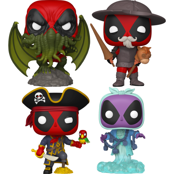 Funko Pop! Plus - Deadpool - Deadpool as Literary Classics - Bundle (Set of 4)