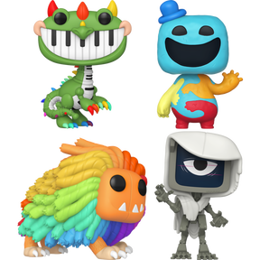 Funko Pop! Poppy Playtime - Yarnaby, Doey, Pianasaurus & The Doctor - Bundle (Set of 4)
