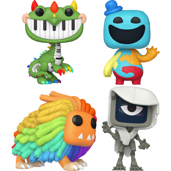 Funko Pop! Poppy Playtime - Yarnaby, Doey, Pianasaurus & The Doctor - Bundle (Set of 4)
