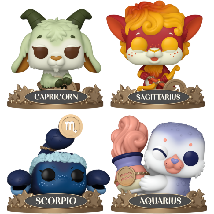 Funko Pop! Zodiac - Earth, Air, Fire & Water - Bundle (Set of 4)