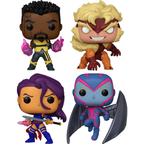 Funko Pop! X-Men '97 - Bishop, Sabretooth, Archangel & Psylocke - Bundle (Set of 4)