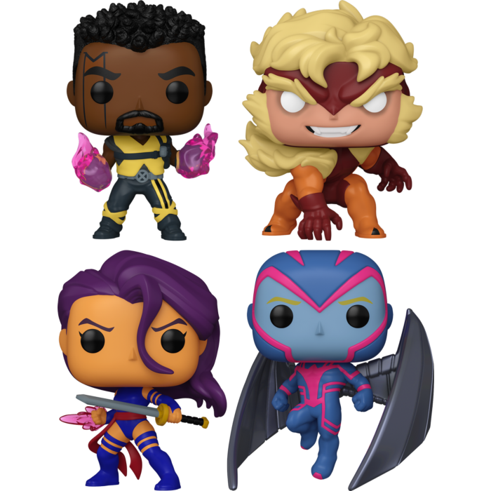 Funko Pop! X-Men '97 - Bishop, Sabretooth, Archangel & Psylocke - Bundle (Set of 4)