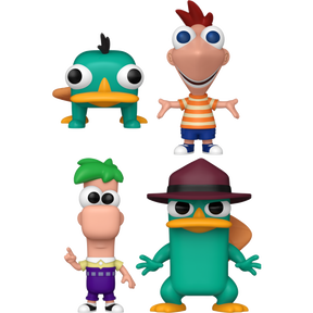 Funko Pop! Phineas and Ferb - The Magnificent Few - Bundle (Set of 4)