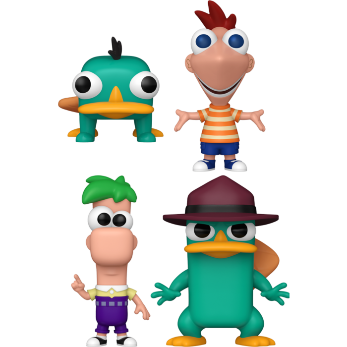 Funko Pop! Phineas and Ferb - The Magnificent Few - Bundle (Set of 4)