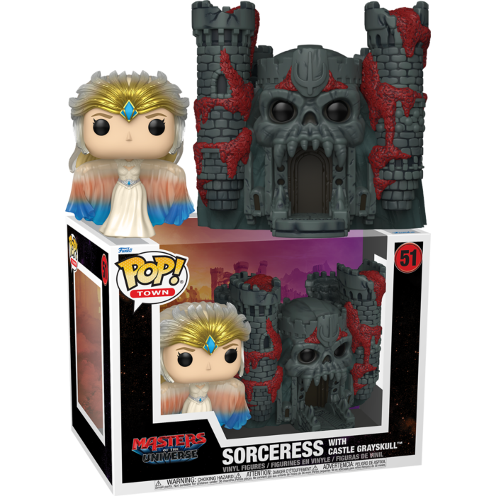 Funko Pop! Town - Masters of the Universe (2026) - Castle Grayskull with Sorceress #51 - Real Pop Mania