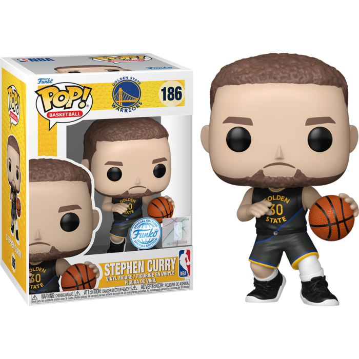 Funko Pop! NBA Basketball: Warriors - Stephen Curry (23-24 Statement) #186