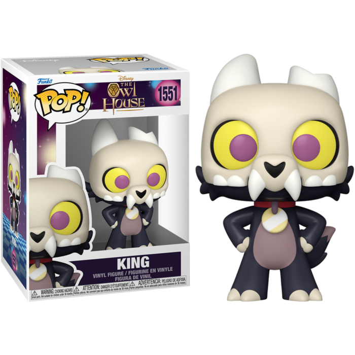 Funko Pop! The Owl House - King Clawthorne #1551 - Chase Chance