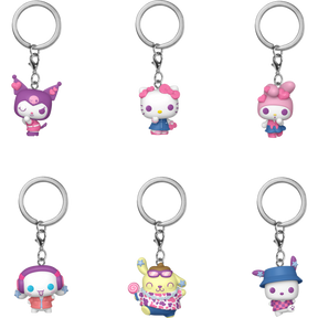 Funko Pocket Pop! Keychain - Hello Kitty and Friends - Y2K Digital Dream Mystery (Display of 12)