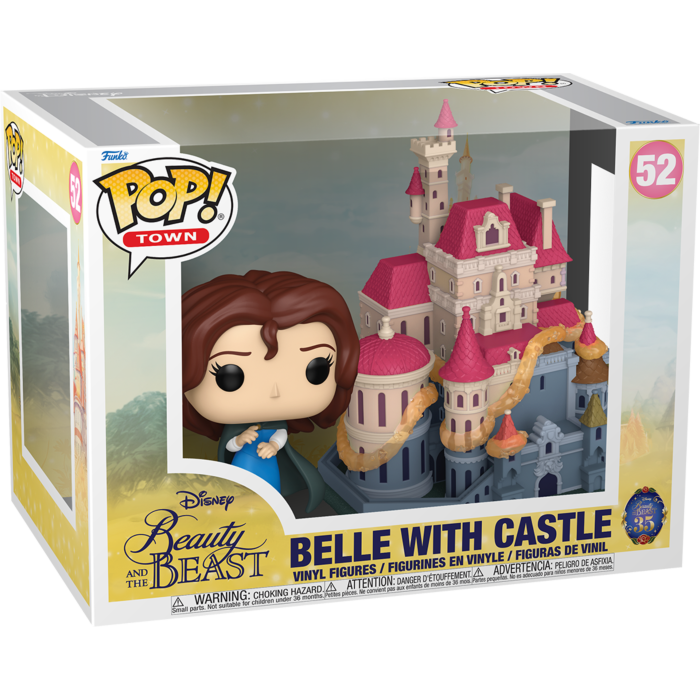 Funko Pop! Town  - Beauty and the Beast (1991) - Belle with Castle #52