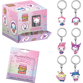 Funko Pocket Pop! Keychain - Hello Kitty and Friends - Y2K Digital Dream Mystery (Display of 12)