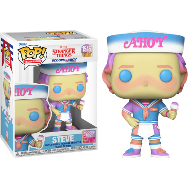 Funko Pop! Stranger Things: Season 4 - Steve (Scoops Ahoy) #1545