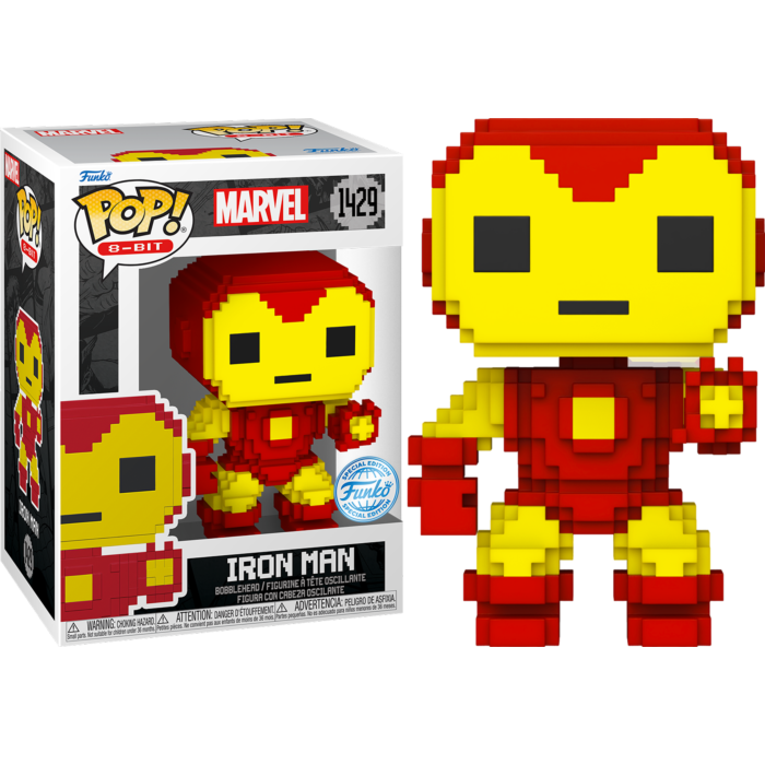 Funko Pop! Marvel: 8-Bit - Iron Man 8-Bit #1429