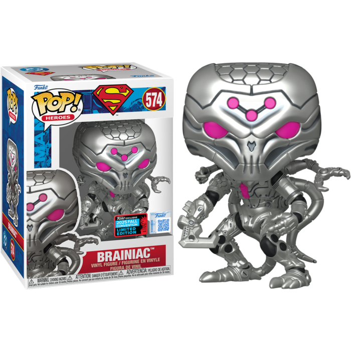 Funko Pop! Superman - Brainiac Pop! Vinyl Figure (2025 Fall Convention Exclusive) #574